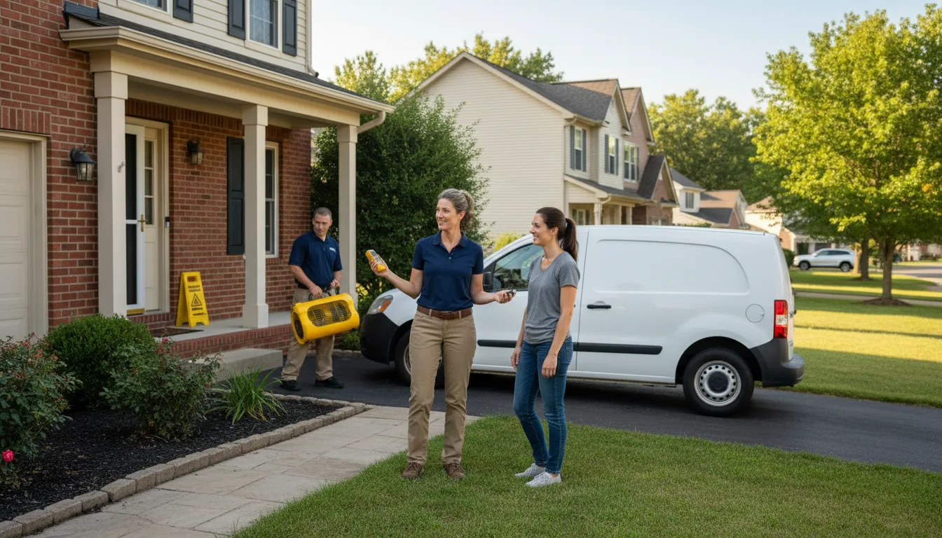 Residential water damage restoration in Luke Air Force Base, AZ